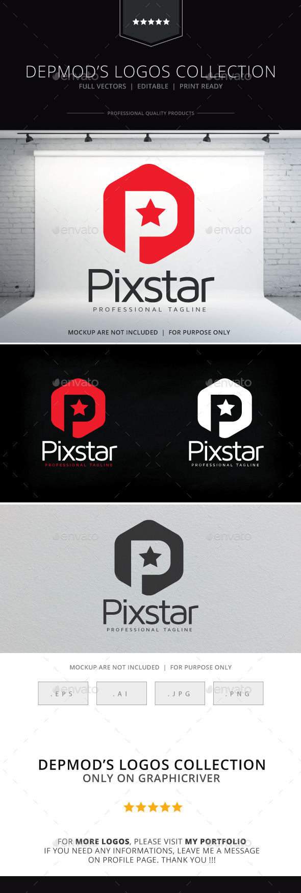 GraphicRiver Pixstar Logo 10056428 GraphicRiver Pixstar Logo 10056428