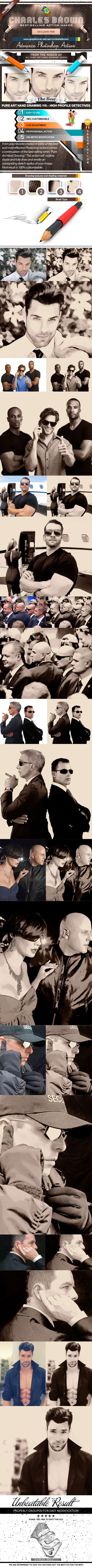 GraphicRiver Pure Art Hand Drawing 115 High Profile Detective 10056445 GraphicRiver Pure Art Hand Drawing 115 High Profile Detective 10056445