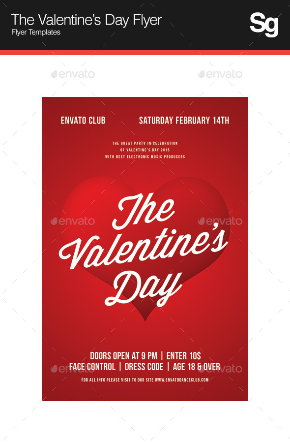 GraphicRiver The Valentine s Day Flyer 10058063 GraphicRiver The Valentine s Day Flyer 10058063