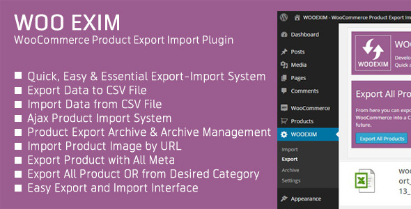 wooexim - woocommerce product export import plugin 