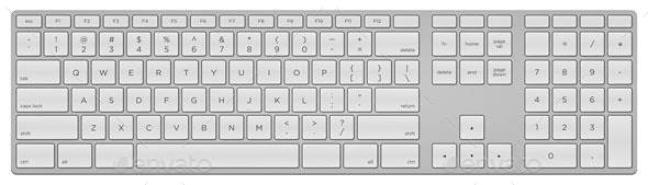 Standard US Keyboard (Technology)