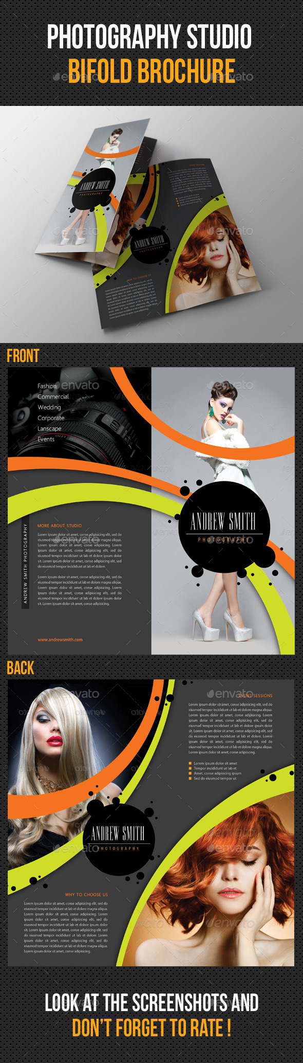 Photography Studio Bifold Brochure 04 Photography Studio Bifold Brochure 04