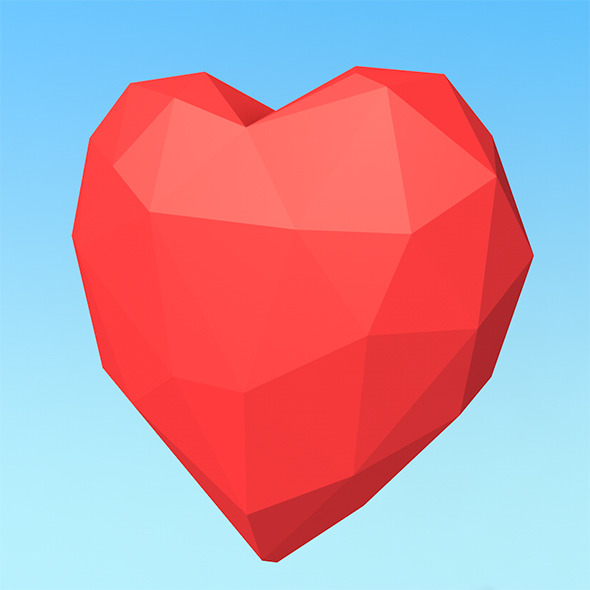 3DOcean Low Poly Heart 10061393 3DOcean Low Poly Heart 10061393