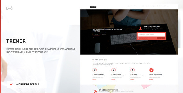 ThemeForest Trener Multipurpose Coaching & Training Theme 10006315 ThemeForest Trener Multipurpose Coaching & Training Theme 10006315