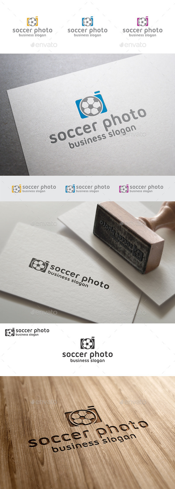 GraphicRiver Soccer Football Photo Logo Template 10062751 GraphicRiver Soccer Football Photo Logo Template 10062751