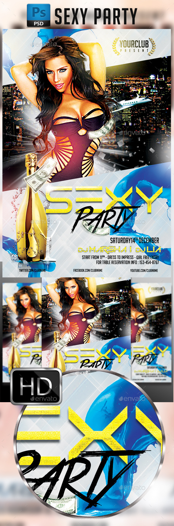 Sexy Night Party Flyer