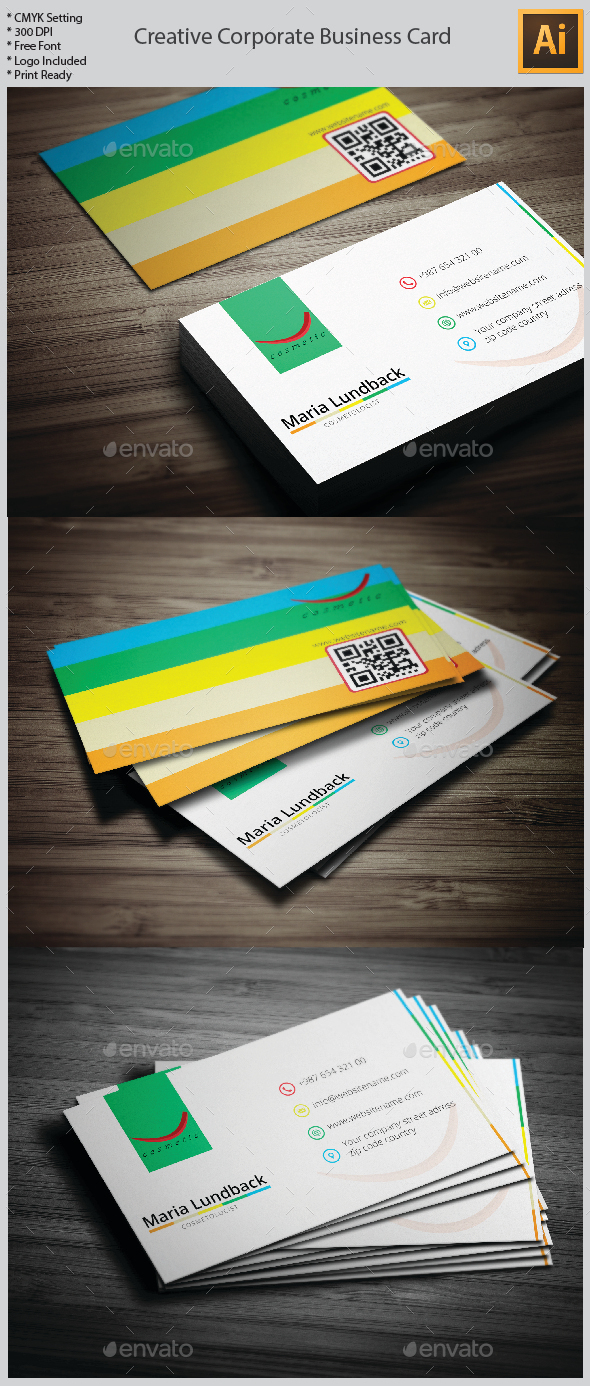 Creative Corporate Business Card Creative Corporate Business Card