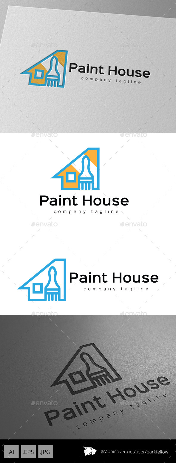 GraphicRiver House Paint Logo 10063353 GraphicRiver House Paint Logo 10063353