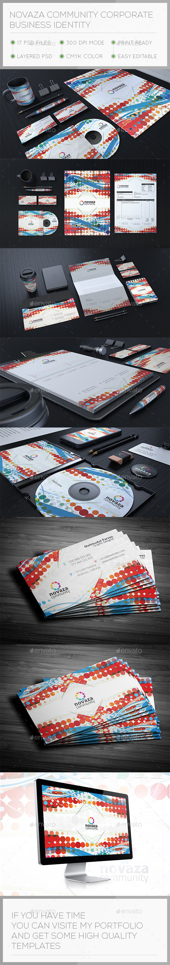 GraphicRiver Novaza Corporate Stationary Identity 10063695 GraphicRiver Novaza Corporate Stationary Identity 10063695