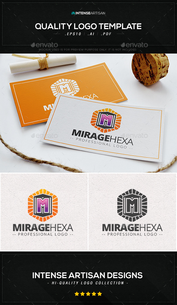 GraphicRiver Mirage Hexa Logo Template 10064364 GraphicRiver Mirage Hexa Logo Template 10064364