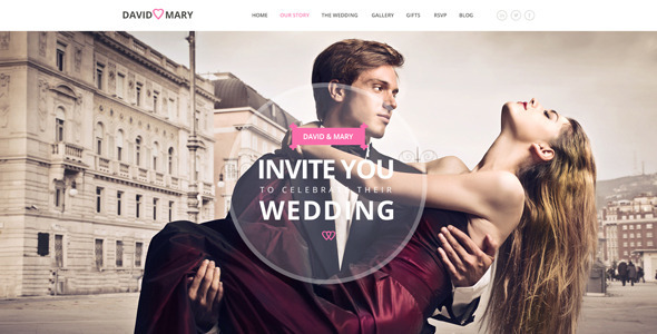 ThemeForest David & Mary Responsive Wedding Template 10064383 ThemeForest David & Mary Responsive Wedding Template 10064383