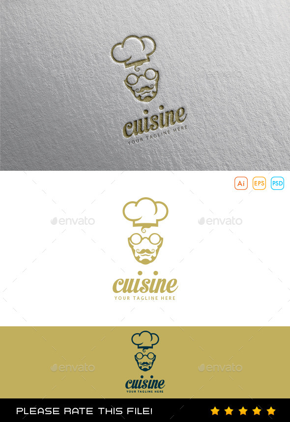 GraphicRiver Chef Cuisine Logo 10064611 GraphicRiver Chef Cuisine Logo 10064611