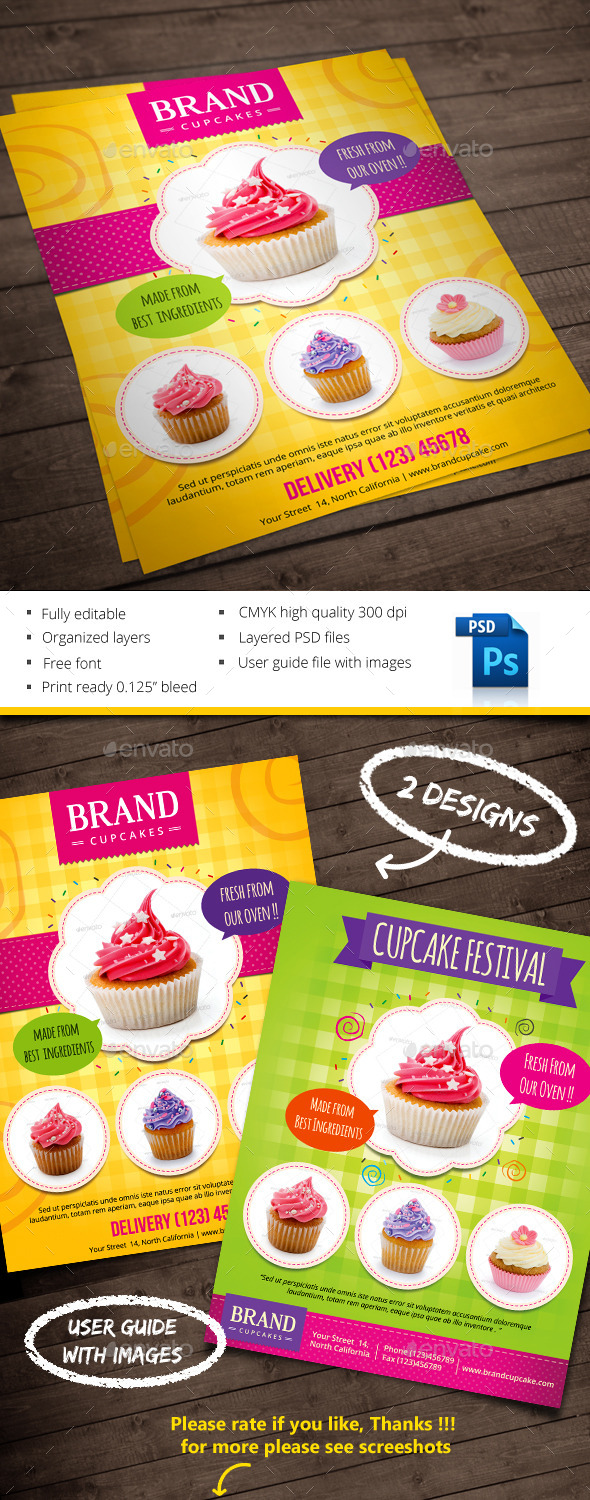 GraphicRiver Cupcake 10065656 GraphicRiver Cupcake 10065656