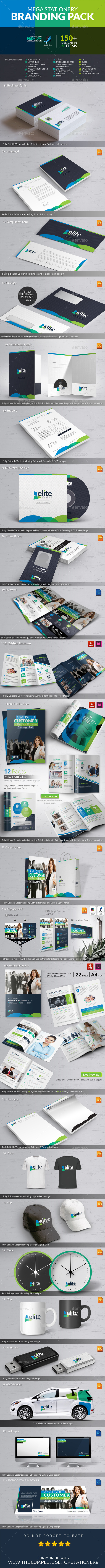 Elite Business Branding Identity Mega Pack Elite Business Branding Identity Mega Pack