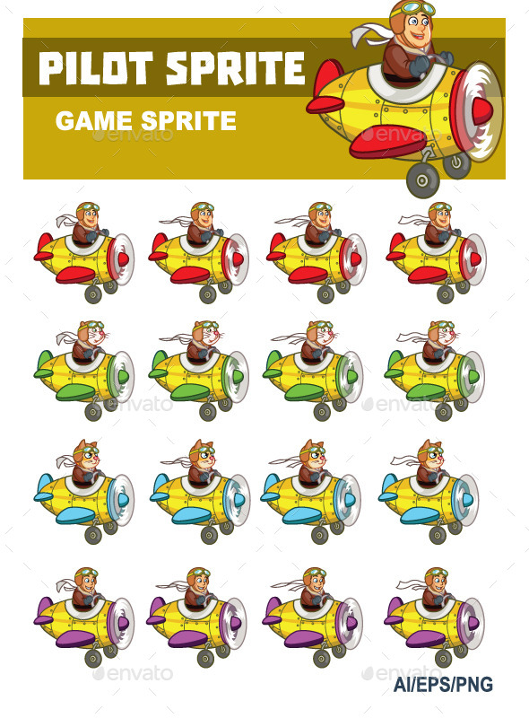 GraphicRiver Pilot Sprite 10066329 GraphicRiver Pilot Sprite 10066329
