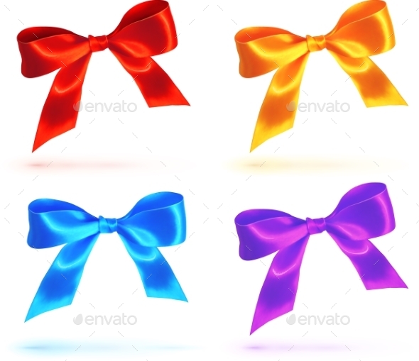 GraphicRiver Bright Colorful Bows Set 10067287 GraphicRiver Bright Colorful Bows Set 10067287