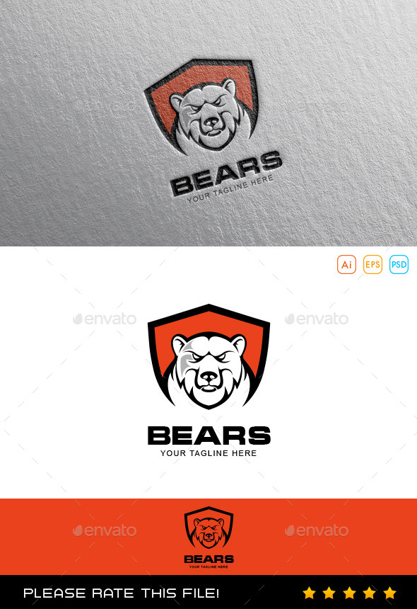 GraphicRiver Bear Logo 10067609 GraphicRiver Bear Logo 10067609