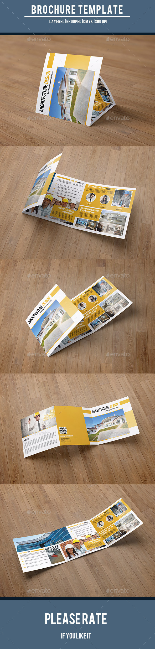 GraphicRiver Square Trifold for Architecture Company-V58 10067962 GraphicRiver Square Trifold for Architecture Company-V58 10067962