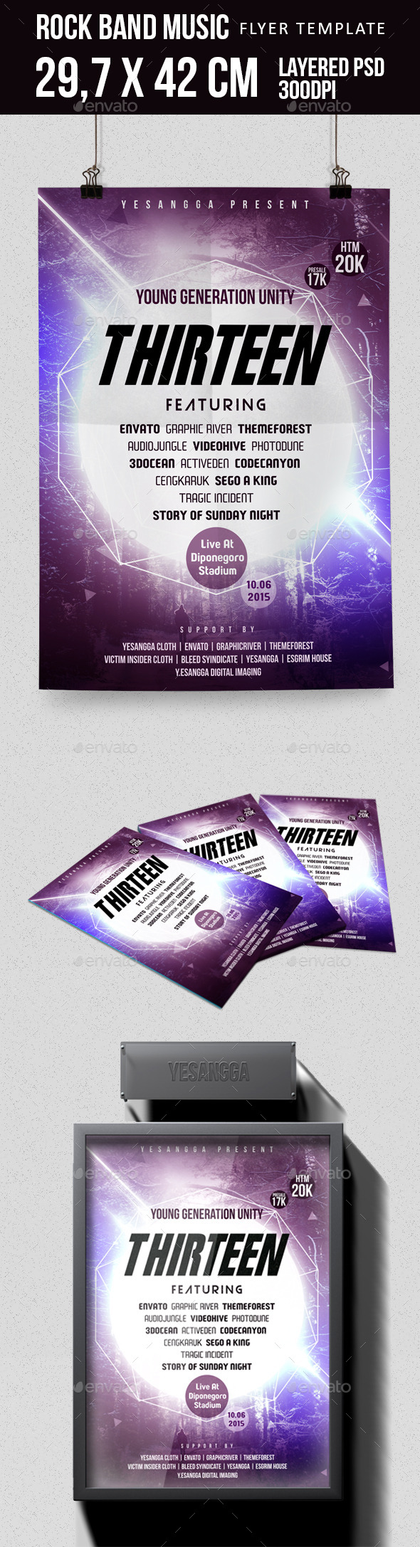 GraphicRiver Rock Music Flyer 9992727 GraphicRiver Rock Music Flyer 9992727