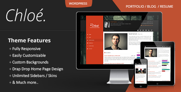 Chloe - Personal Portfolio Wordpress Theme