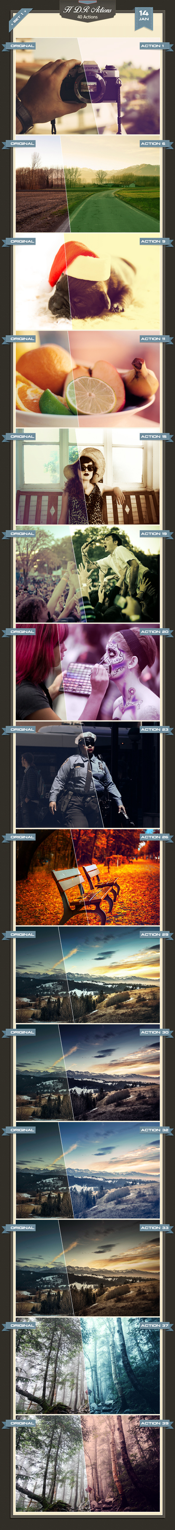 HDR Photoshop Actions I HDR Photoshop Actions I