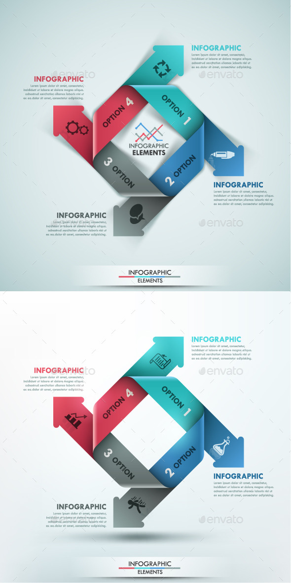 GraphicRiver Modern Infographic Paper Options Template 10069580 GraphicRiver Modern Infographic Paper Options Template 10069580