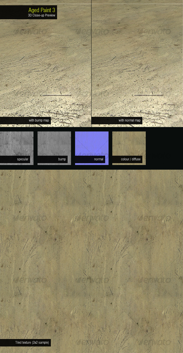Aged Paint 3 - 3DOcean Item for Sale