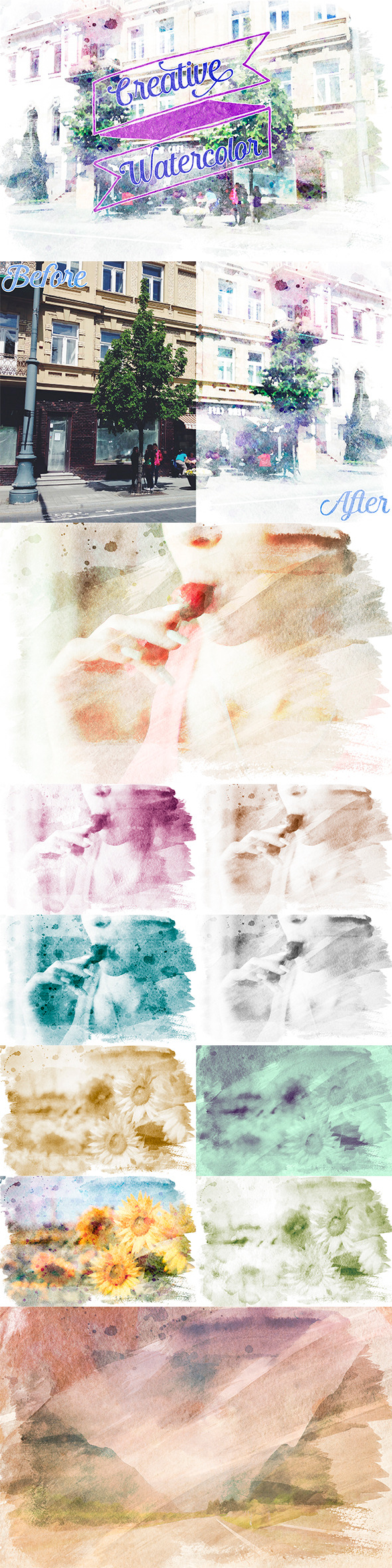 GraphicRiver Creative Watercolor Painting Vol 02 10070205 GraphicRiver Creative Watercolor Painting Vol 02 10070205
