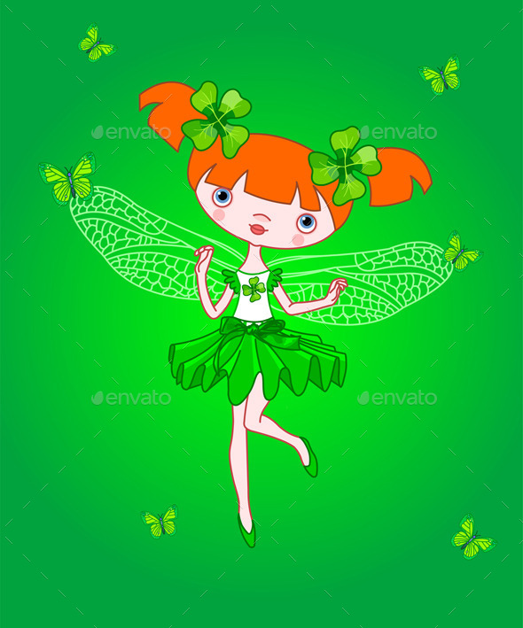 GraphicRiver Clover Fairy 10072061 GraphicRiver Clover Fairy 10072061