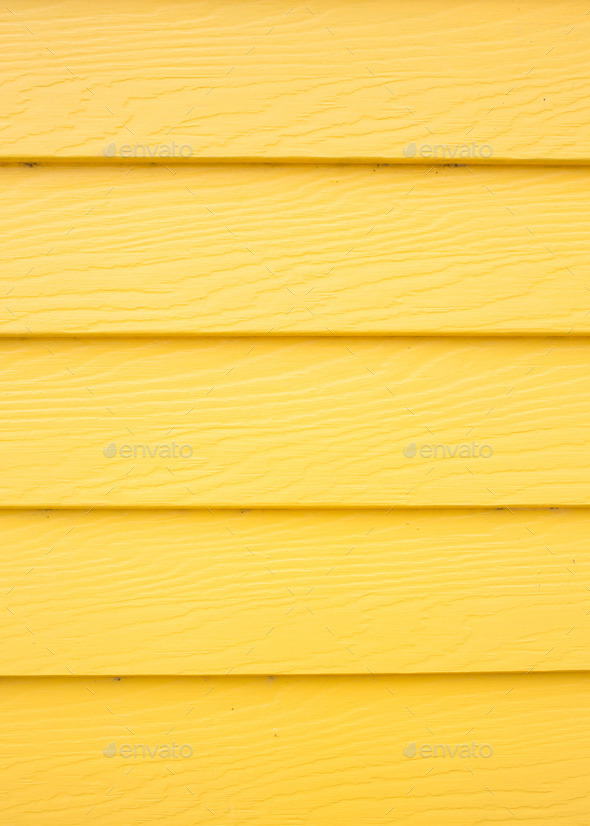 yellow wood plank panel background