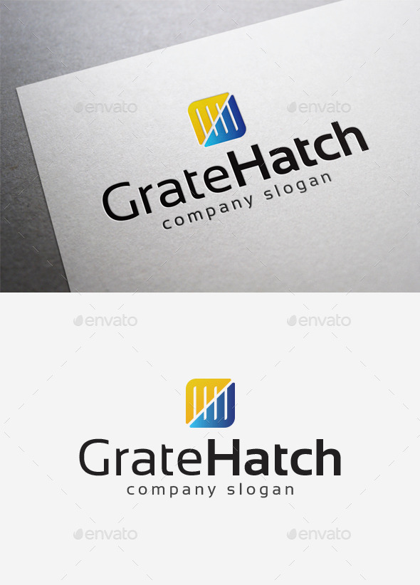 GraphicRiver Grate Hatch Logo 10077804 GraphicRiver Grate Hatch Logo 10077804