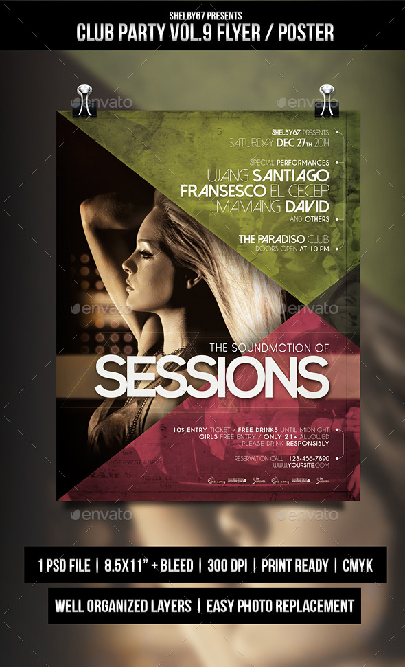 GraphicRiver Club Event Flyer Poster Vol.9 10078838 GraphicRiver Club Event Flyer Poster Vol.9 10078838