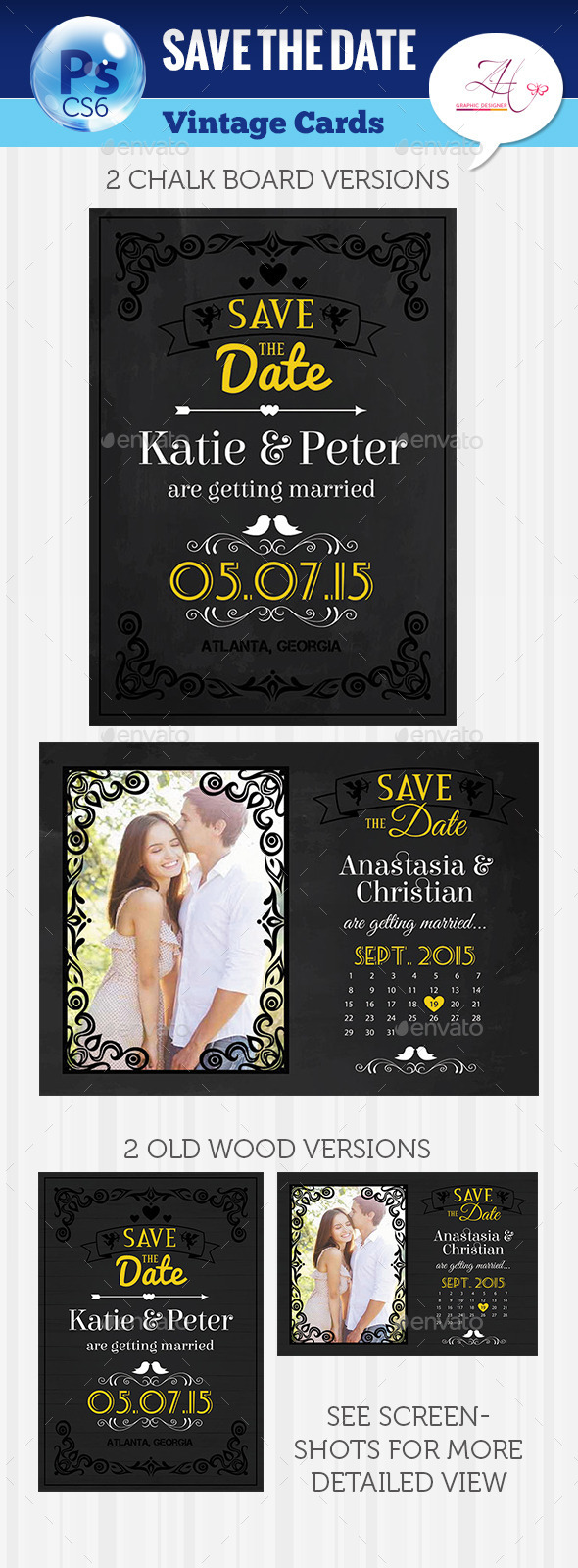 GraphicRiver Save The Date Cards 10080221 GraphicRiver Save The Date Cards 10080221