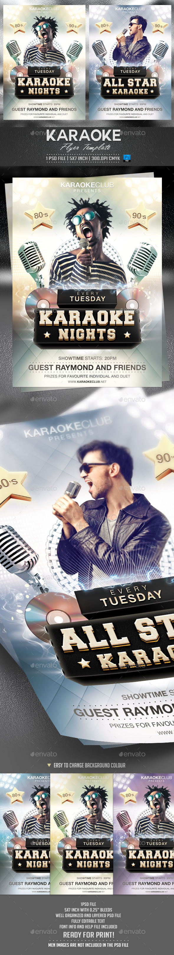 Karaoke Flyer Template (Events)