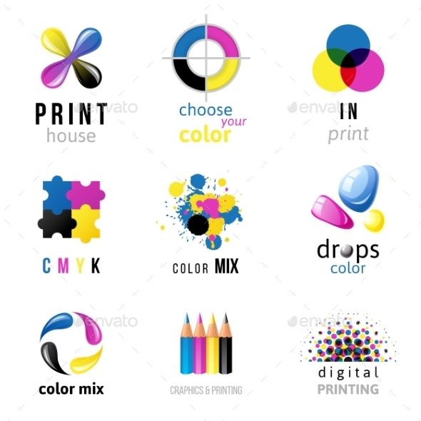 GraphicRiver CMYK Emblems 10082134 GraphicRiver CMYK Emblems 10082134
