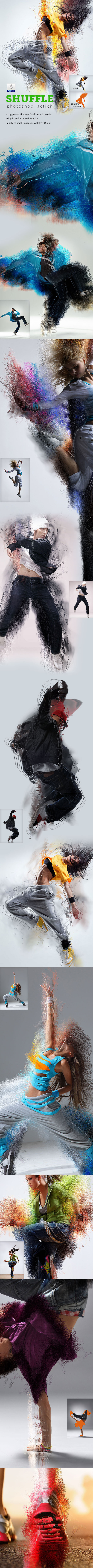 GraphicRiver Shuffle Photoshop Action 10082600 GraphicRiver Shuffle Photoshop Action 10082600