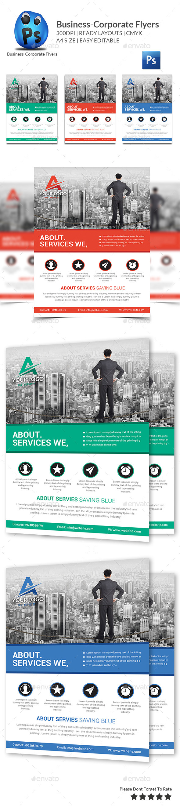 GraphicRiver Corporate Business Flyer Template 10084674 GraphicRiver Corporate Business Flyer Template 10084674