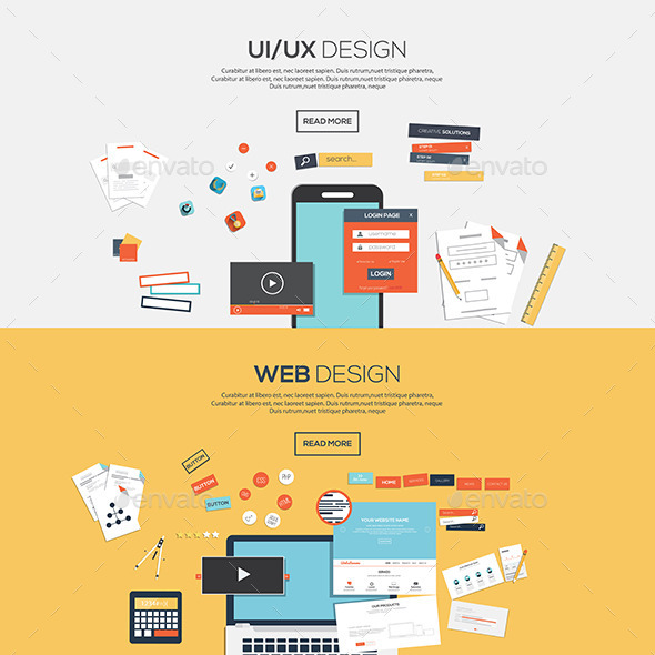 GraphicRiver Flat Designed Banners 10085801 GraphicRiver Flat Designed Banners 10085801