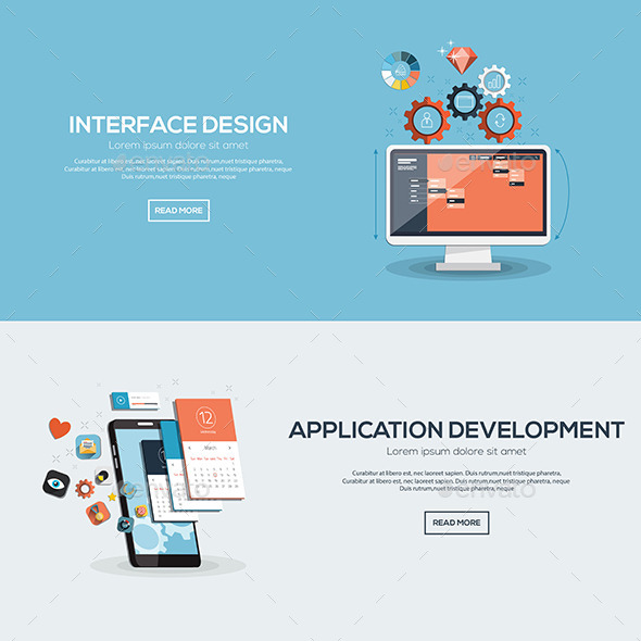 GraphicRiver Flat Designed Banners 10086069 GraphicRiver Flat Designed Banners 10086069