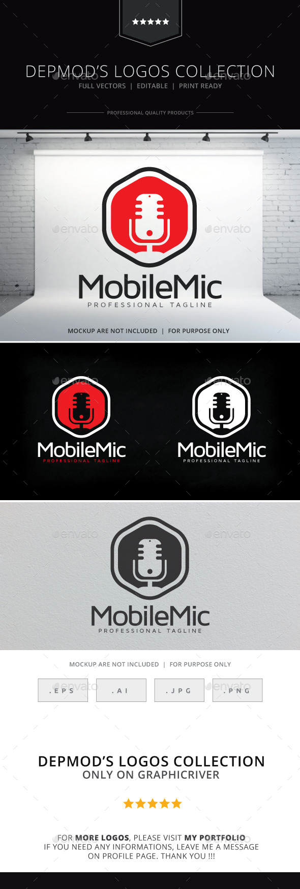 Mobile Mic Logo (Symbols)