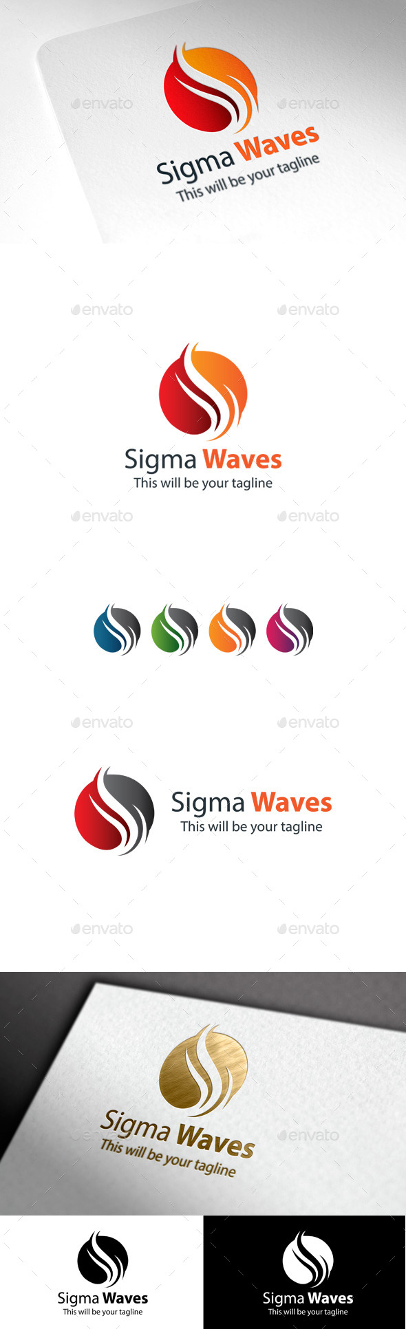 Sigma Waves,S Letter Logo (Letters)