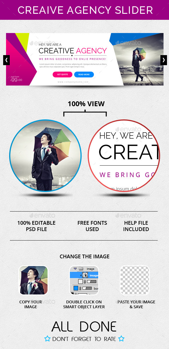 creative agency slider 