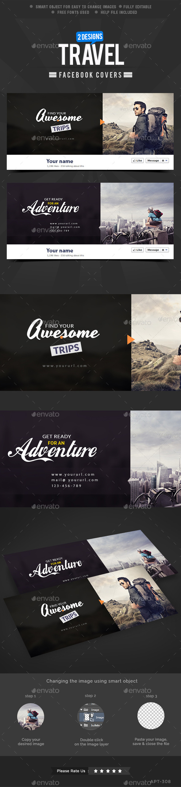 2 Travel Facebook Covers 2 Travel Facebook Covers