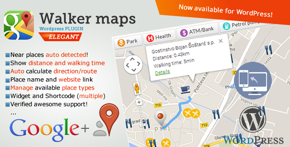 google maps neighborhood walker for wordpress 