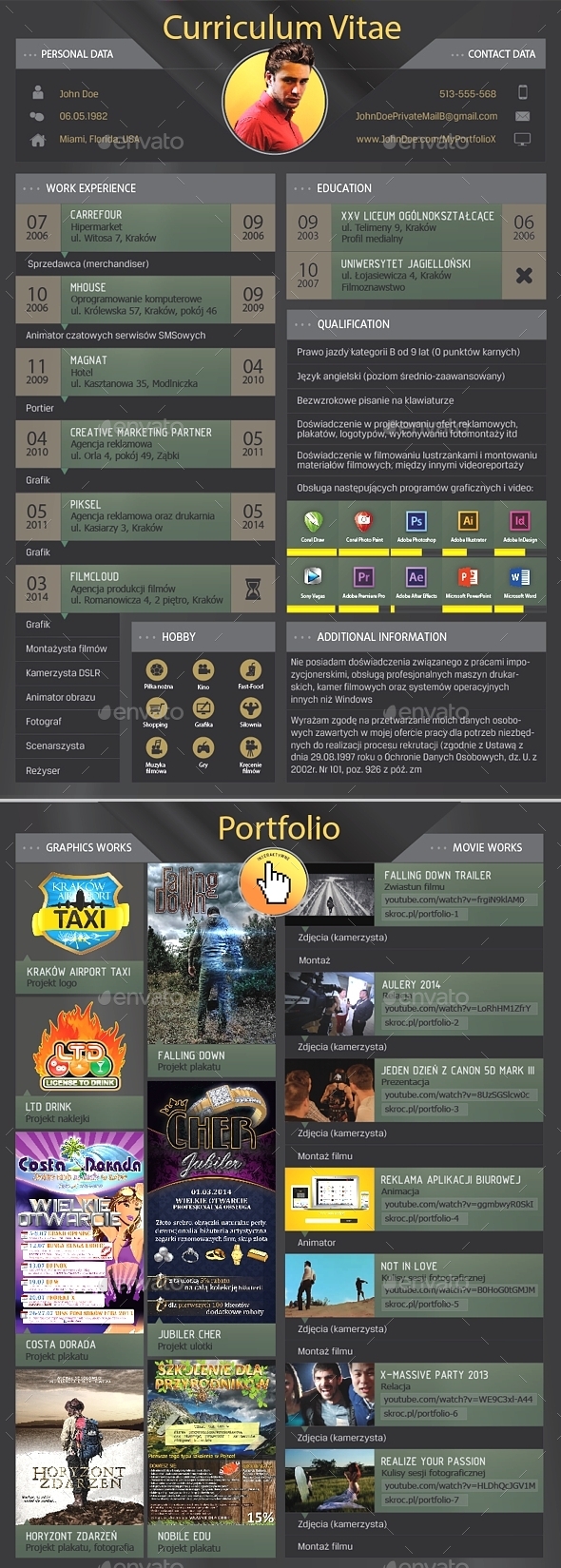 GraphicRiver Portfolio & Curriculum Vitae 10089895 GraphicRiver Portfolio & Curriculum Vitae 10089895