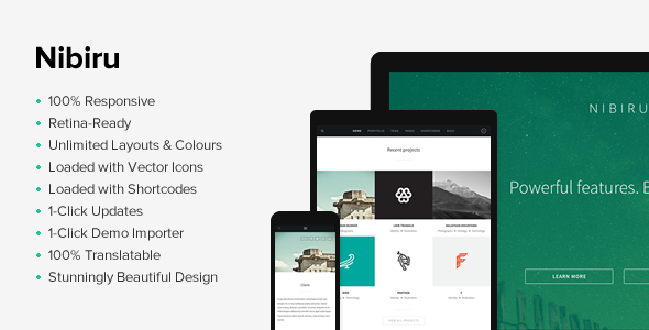 Nibiru - Multi-Purpose Responsive WordPress Theme