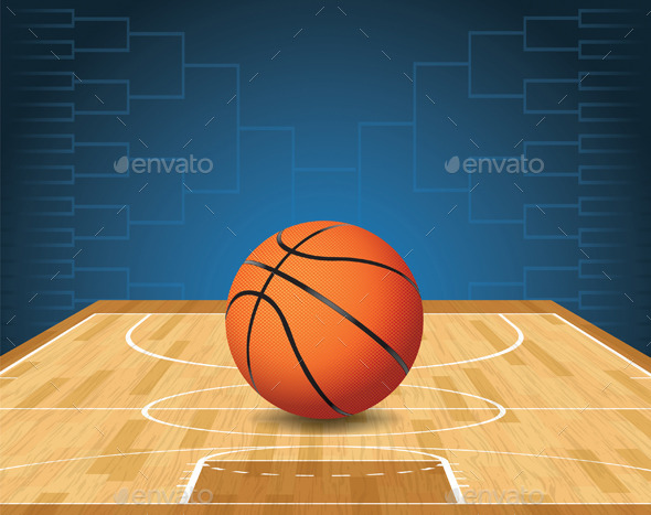 GraphicRiver Basketball Court and Ball Tournament 10090626 GraphicRiver Basketball Court and Ball Tournament 10090626
