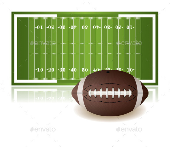 GraphicRiver American Football Field and Ball Isolated 10090647 GraphicRiver American Football Field and Ball Isolated 10090647