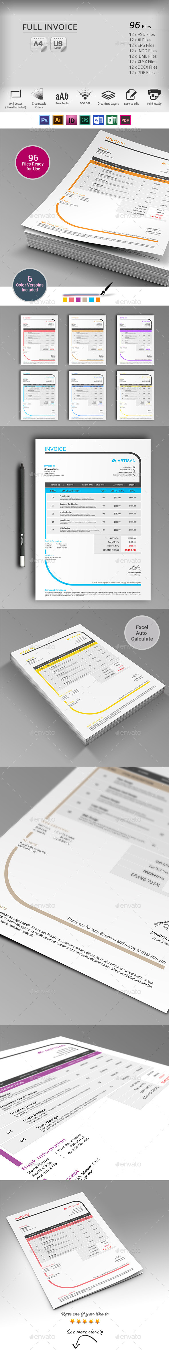 GraphicRiver Invoice 10091006 GraphicRiver Invoice 10091006