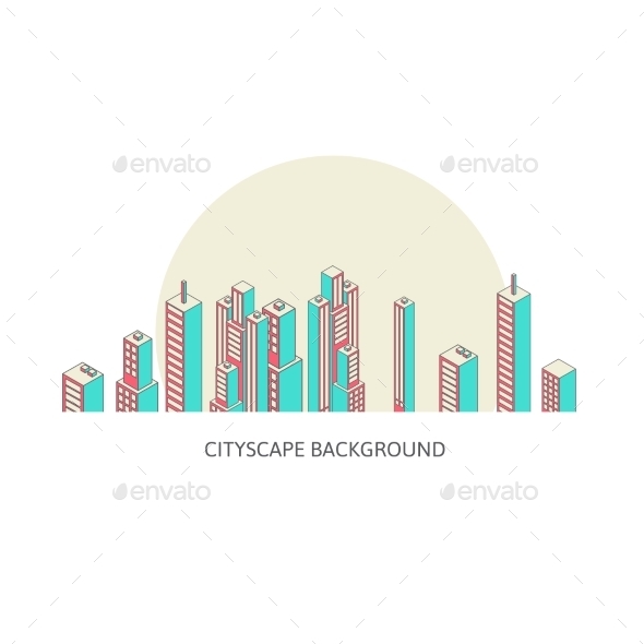 GraphicRiver Cityscape Background Architecture Isometric Style 10092330 GraphicRiver Cityscape Background Architecture Isometric Style 10092330
